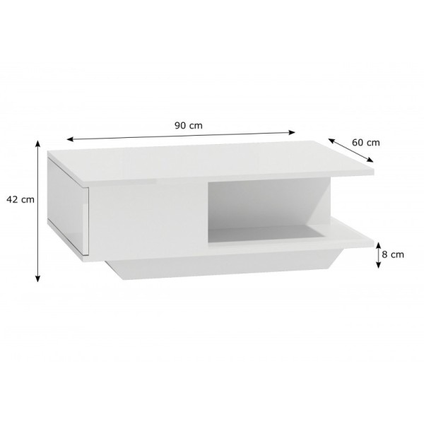 Topeshop DENVER BIEL P coffee/side/end table ...