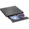 H.L Data Storage | Ultra Slim Portable DVD-Writer | GP60NB60 | Interface USB 2.0 | DVD±R/RW | CD read speed 24 x | CD write speed 24 x | Black | Desktop/Notebook