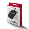 AXAGON ADM2-CM USB-C 10Gbps - M.2 NVMe & SATA SSD adapter, 10cm USB-C cable