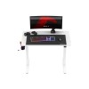 Huzaro Hero 7.9 White - height-adjustable electric gaming desk