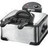 Clatronic FR 3195 Fryer 4 L 2000 W Black, Stainless steel