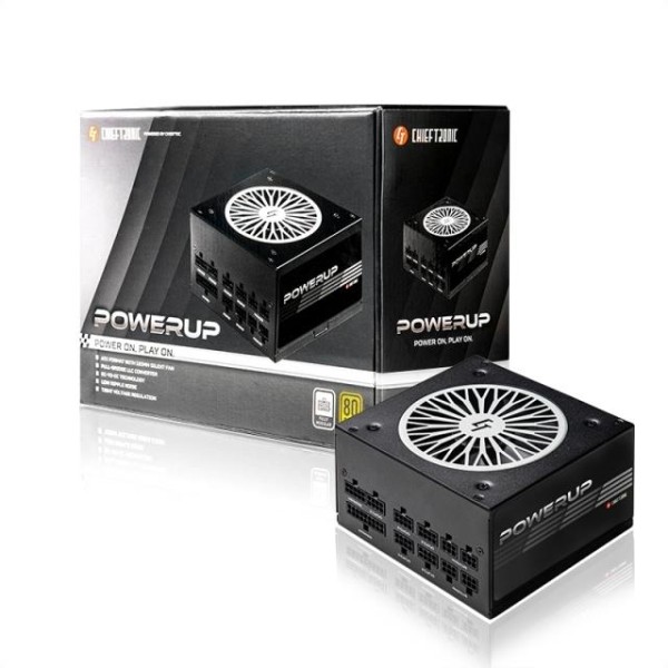Power Supply|CHIEFTEC|650 Watts|Efficiency 80 PLUS GOLD|PFC ...
