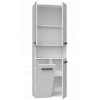 Topeshop NEL 1K DK BPOŁ bathroom storage cabinet White