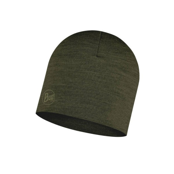 BUFF MERINO LIGHTWEIGHT BEANIE SOLID BARK ...