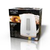 Adler AD 1264 electric kettle 1.7 L 2200 W Hazelnut, White