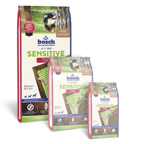 BOSCH Sensitive Lamb&Rice - dry dog food - 15 kg