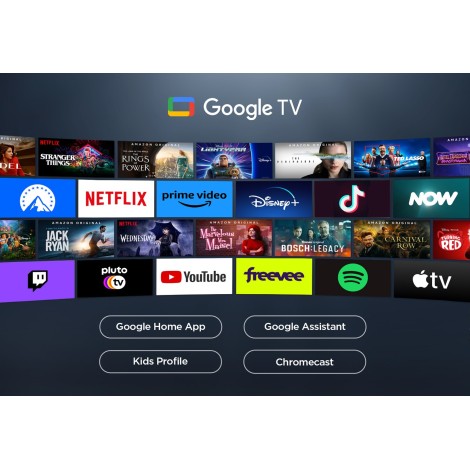 TCL C65 Serie C6 Smart TV QLED 4K 55" 55C655, audio Onkyo con subwoofer, Dolby Vision - Atmos, Google TV