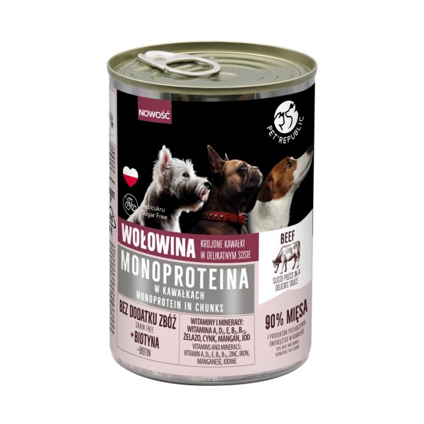 PET REPUBLIC Monoprotein Beef - wet ...