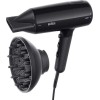 Braun Hair dryer | BRHD225E | 2200 W | Number of temperature settings 3 | Ionic function | Diffuser nozzle | Black