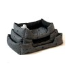 GO GIFT Dog bed XL - graphite - 75x55x15 cm