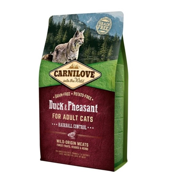 CARNILOVE CAT DUCK & PHEASANT HAIRBALL ...