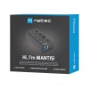 Natec USB 3.0 HUB, Mantis 2, 4-Port, On/Off with AC Adapter | Natec | 4 Port Hub With USB 3.0 | Mantis NHU-1557 | Black