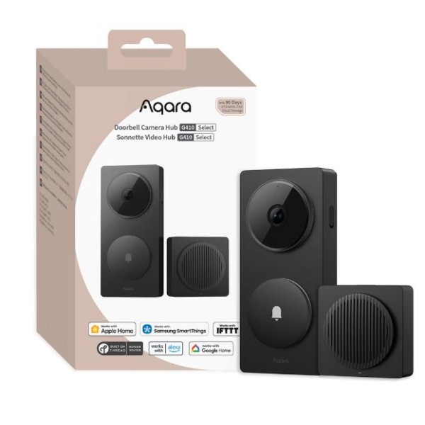 SMART HOME G410 DOORBELL CAM/HUB BLACK ...