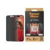 PanzerGlass | Screen protector | Apple | iPhone 15 Pro | Glass | Black | Ultra-Wide Fit w. EasyAligner