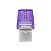 Kingston | DataTraveler | DT Micro Duo 3C | 256 GB | USB Type-C and Type-A | Purple