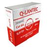 Q-LANTEC Kabel S/FTP kat.6A, sieciowy, skrętka, LSOH, Dca 4x2x23 AWG, 10Gb/s, szary, 100m (KIS6ALSOH100DQ)