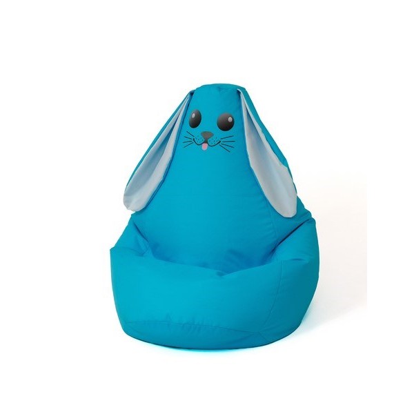 Sako bag pouf Rabbit blue L ...