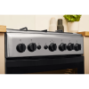 INDESIT Cooker | IS5G1PMX/E/1 | Hob type Gas | Oven type Gas | Stainless steel | Width 50 cm | Grilling | Depth 60 cm | 59 L