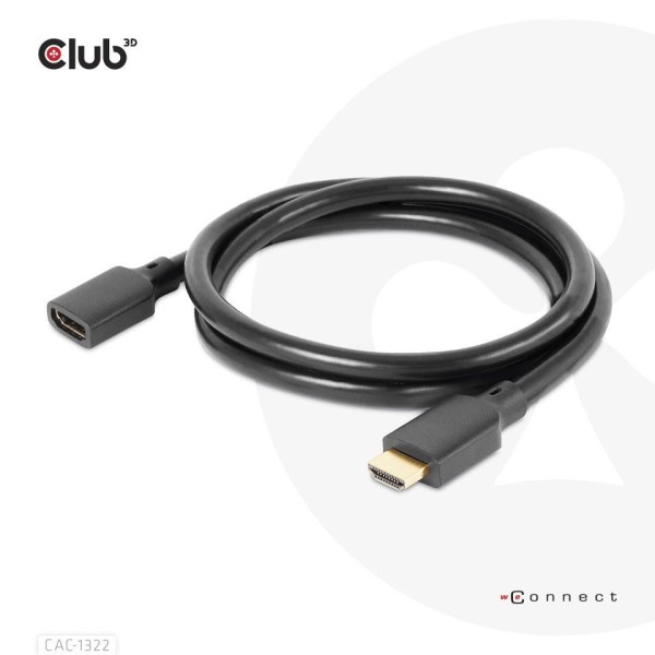 CABLE HDMI TO HDMI 1M/M/F CAC-1322 ...