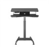 Maclean MC-835 Portable Desk Electric Height Adjustable 72 -122cm max. 37 kg Control Panel Sit Stand Work Station