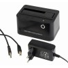 Gembird HD32-U2S-5 docking station for 2.5 "and 3.5" hard drives USB 2.0 Type-A Black