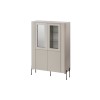 Cama VERA display cabinet 110x40x160 matt cashmere