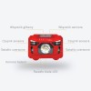 Montis Bateryjna latarka nagłowna z sensorem MT002 Red, Black Headband flashlight LED