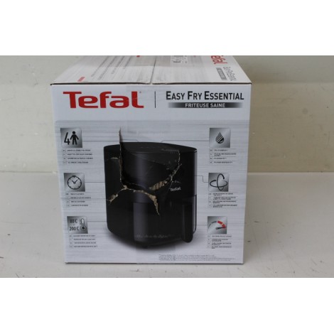 SALE OUT. Tefal EY130815 Essential Fryer, 3.5 L, Black | TEFAL Fryer | Essential EY130815 | Power 1400 W | Capacity 3.5 L | Black | DAMAGED PACKAGING, SCRATCHES ON BACK