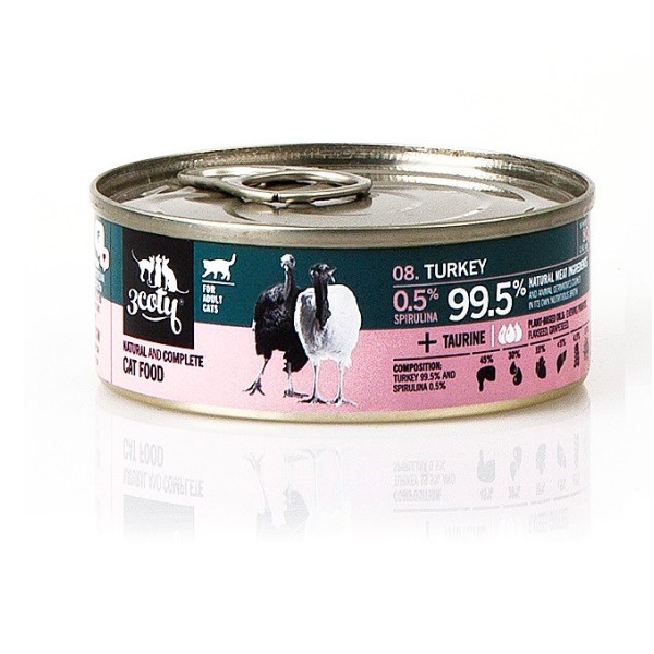 3COTY Turkey with spirulina - wet ...
