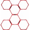 Pure2Improve | Hexagon Agility Grid | Red