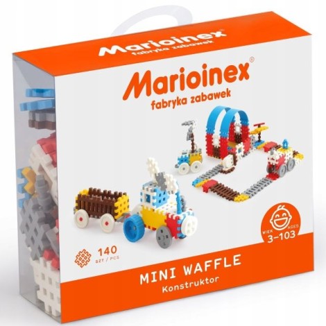 Marioinex Mini Waffle Building Blocks Set 1, 140 pieces