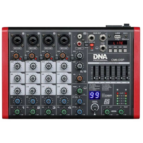DNA CM6-DSP - USB audio mixer ...