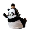 Sako bag pouffe Panda black and white L 105 x 80 cm
