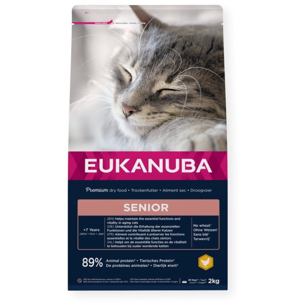 EUKANUBA Senior Chicken - dry cat ...