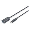 Digitus | Active USB 3.2 Gen2 10G extension cable | DA-73113 | USB-C to USB-A