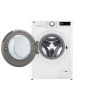 LG F2DR508S1W Washing machine, A-10%, Front loading, Washing capacity 8 kg, Depth 47.5 cm, White