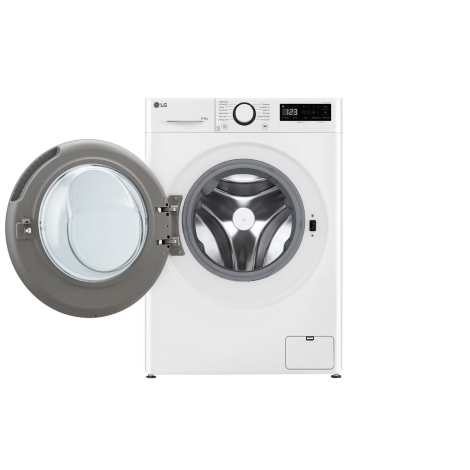 LG F2DR508S1W Washing machine, A-10%, Front loading, Washing capacity 8 kg, Depth 47.5 cm, White