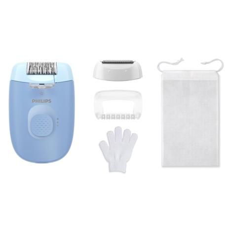 Philips Epilator | BRE247/00 Series 4000 | Number of power levels 2 | Blue