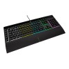 Corsair | Rubber Dome | Gaming Keyboard | K55 RGB PRO | Gaming keyboard | Wired | RGB LED light | US | Black