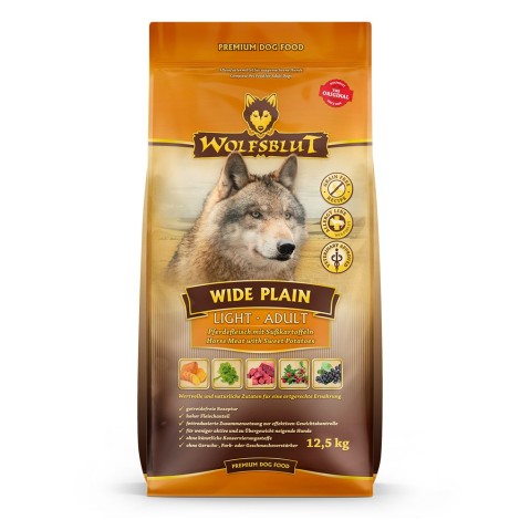 Wolfsblut Plain Adult Light 12.5 kg Horse, Sweet Potato