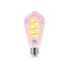 Philips Smart WiFi Filament Clear ST64 RGB | E27 | 6.3 W | Full colour