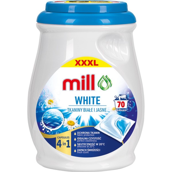 MILL PRO 2k laundry capsules White ...