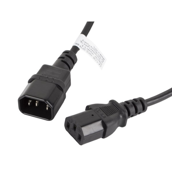 Lanberg IEC 320 C13->C14 cable 1.8m, ...