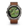 Garmin Fenix 8 3.56 cm (1.4") AMOLED 51 mm Digital 454 x 454 pixels Touchscreen Titanium Wi-Fi GPS (satellite)