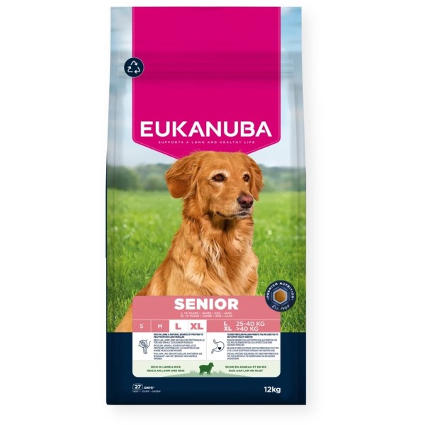 EUKANUBA Senior Large Lamb and Rice ...