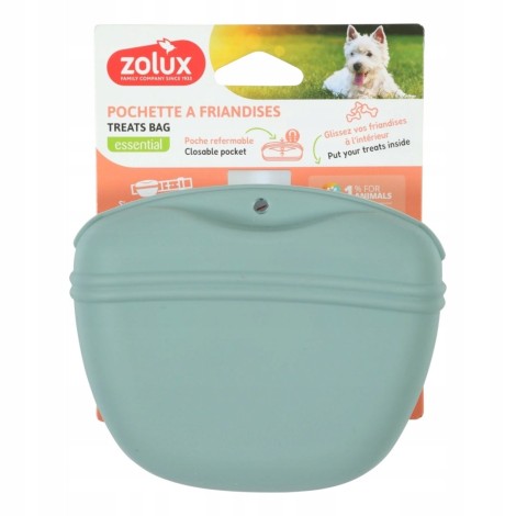 ZOLUX treat pouch for dog - green