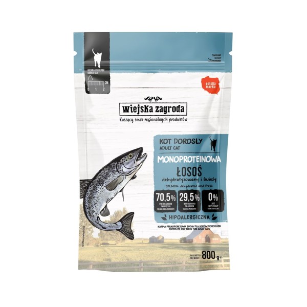 WIEJSKA ZAGRODA Monoprotein Salmon - dry ...