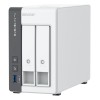 QNAP 2-bay 2.5 GbE NAS with Integrated NPU | TS-216G | ARM 4-core | Cortex-A55 | Processor frequency 2.0 GHz | 4 GB