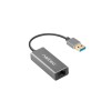 Natec Ethernet Adapter, Cricket USB 3.0, USB 3.0 to RJ45, Black | Natec | Ethernet Adapter Network Card | NNC-1924 Cricket USB 3.0