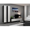 Cama Full cabinet VIGO '180' 180/40/30 white/black gloss
